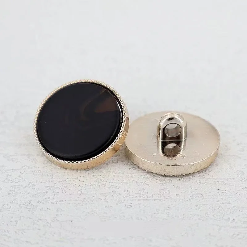 6pcs Round Decorative Buttons for Uniform Fashion Clothing  High-Grade Metal Buttons Sewing Accessories 16mm21mm 25mm