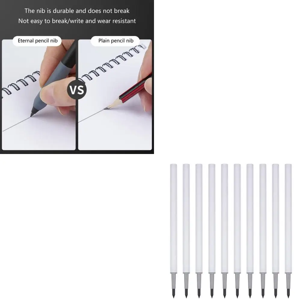 

2x вечные карандаши, бесчернильный карандаш, вечный карандаш, неограниченное количество ручек для письма, милые механические для