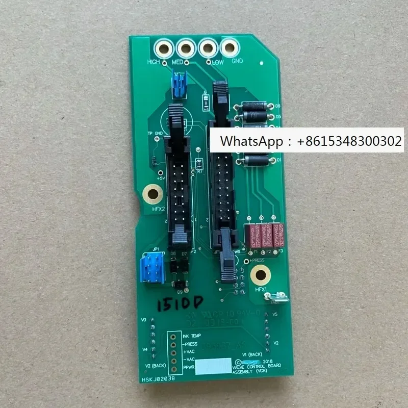 Placa inkcore compatível 1520/1510/1210/1220/1620/1710 videojet inkcore placa peças de reposição 1 peça