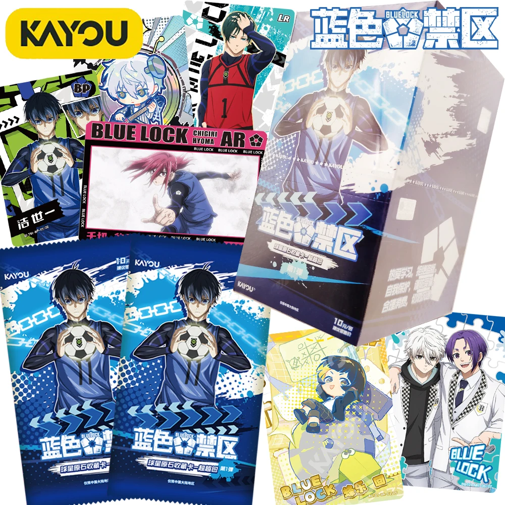 official-kayou-blue-lock-hobby-collection-cards-japanese-anime-handsome-close-up-characters-exquisite-peripheral-cards-kid-gift
