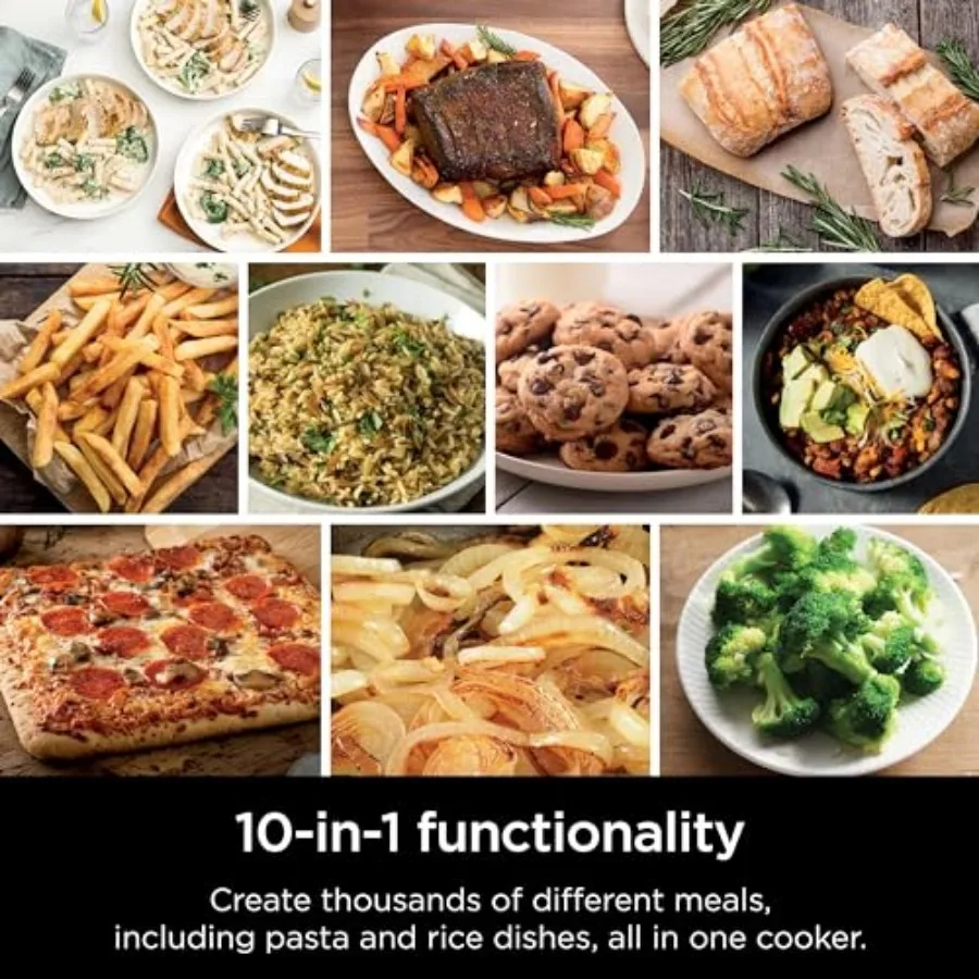 مقلاة هوائية متعددة الوظائف SFP700 Combi الكل في واحد مع وظائف 10 في 1 للطهي السريع وإعداد الوجبات لمدة 15 دقيقة رقمية #4