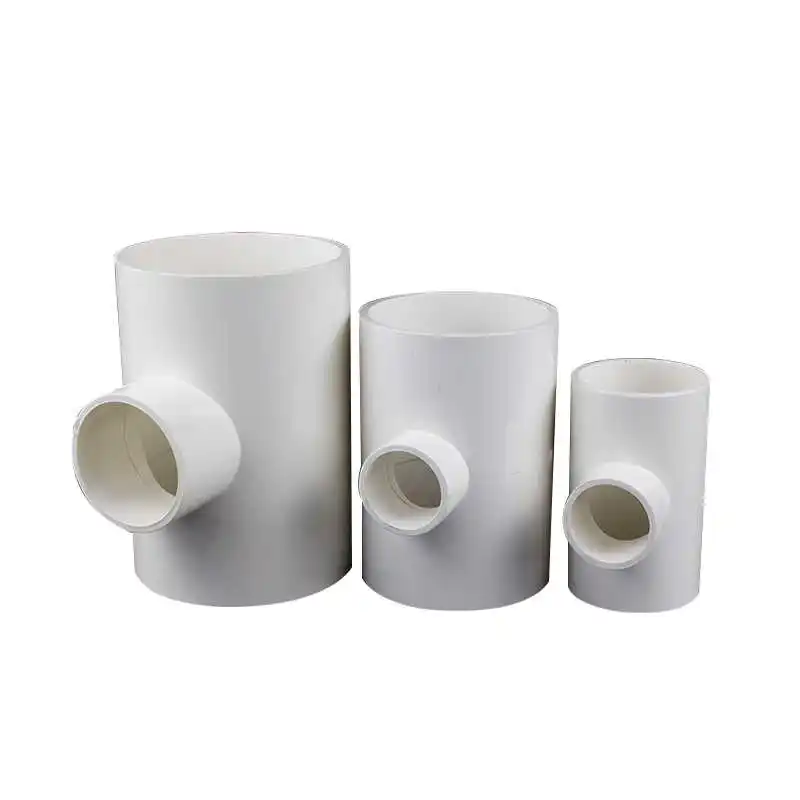 

ID 20/25/32/40/50/63/75/90/110/125/160/200mm Reducing 3 Ways Connector PVC Pipe Fitting Garden Water Fish Tank Connector DIY