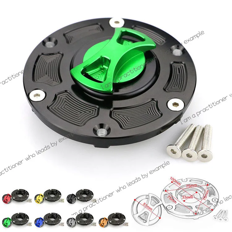

Motorcycle Fuel Tank Cap for Kawasaki EX250 Ninja 250 2008-2014 Quick Lock Fuel Tank Cap