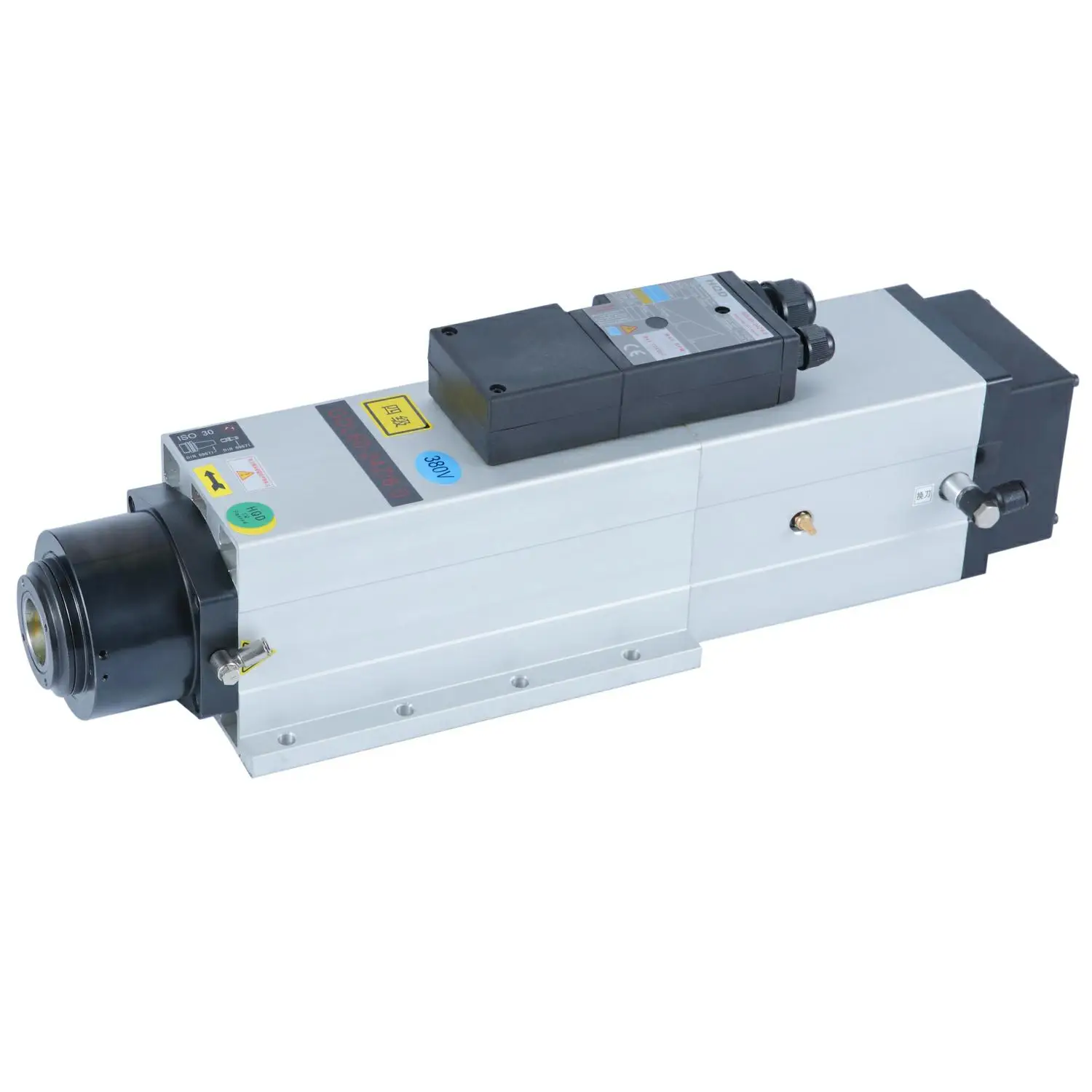 HQD GDL60-24Z-6 ISO30 6KW 24000rpm 12.5A 380V Air Cooling ATC Spindle Motors CNC Router Spindle Motor