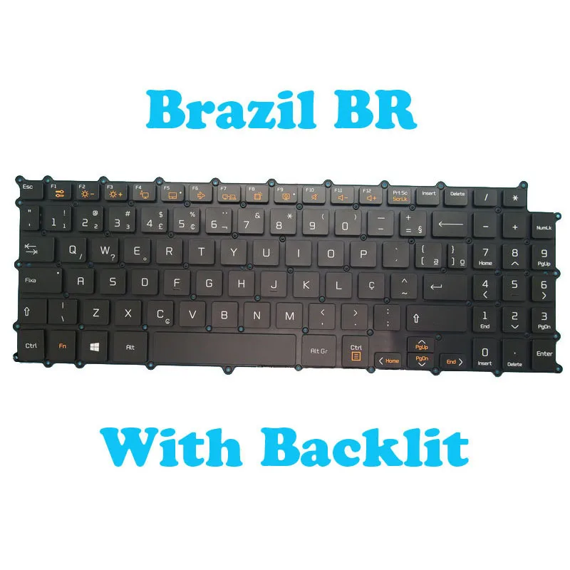 Backlit US KR SP BR Keyboard For LG 15Z90N 15Z90N-V -N -R 15Z95N 15Z95N-G 15Z90C 15Z995 15Z995-U -V 15Z995-R