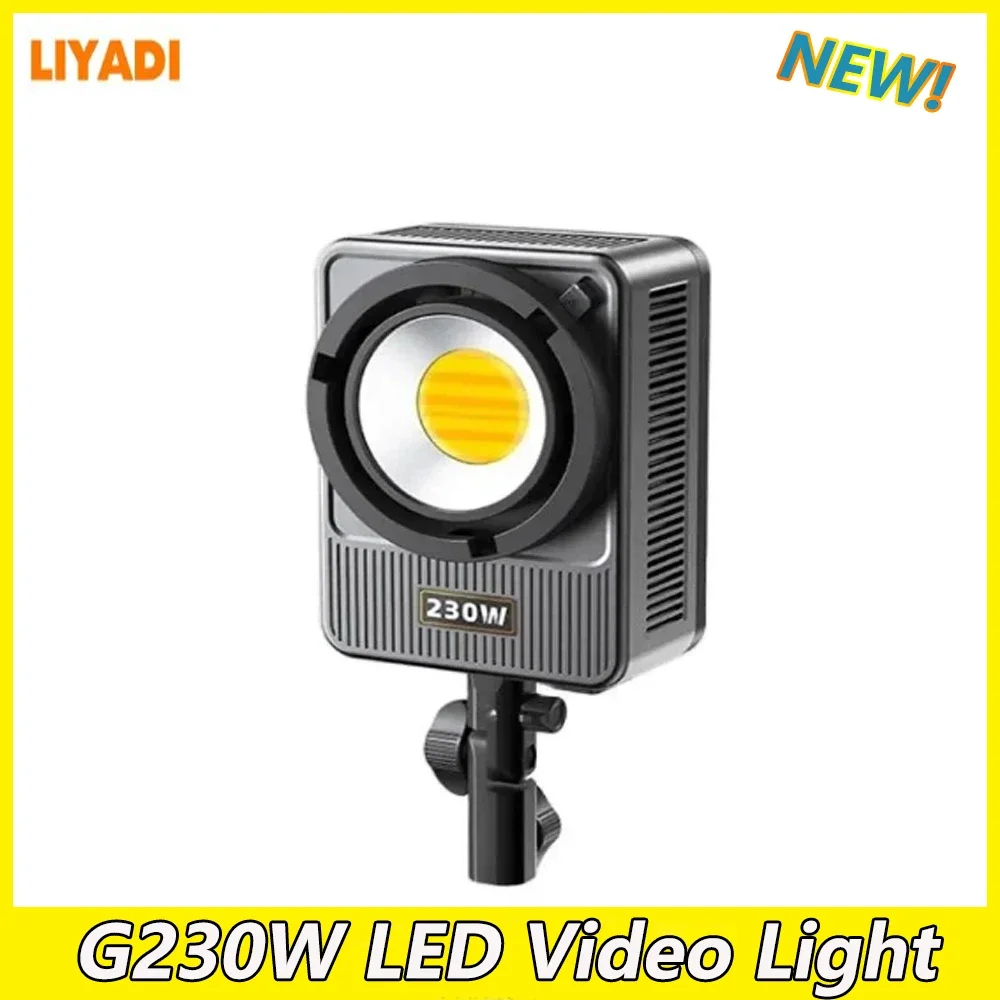 LIYADI G230W Portable Photography LED Video Light 2700K-6500K Continuous Output Lighting for Softbox Lighting Studio Live