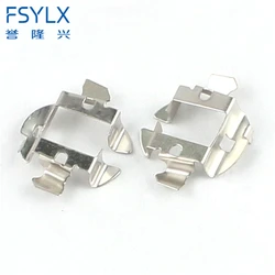 2pcs H7 HID Metal clip retainer adapter bulb holder for BMW/benz/Audi/Opel/ Buick H7 Xenon HID headlight lamp base holder