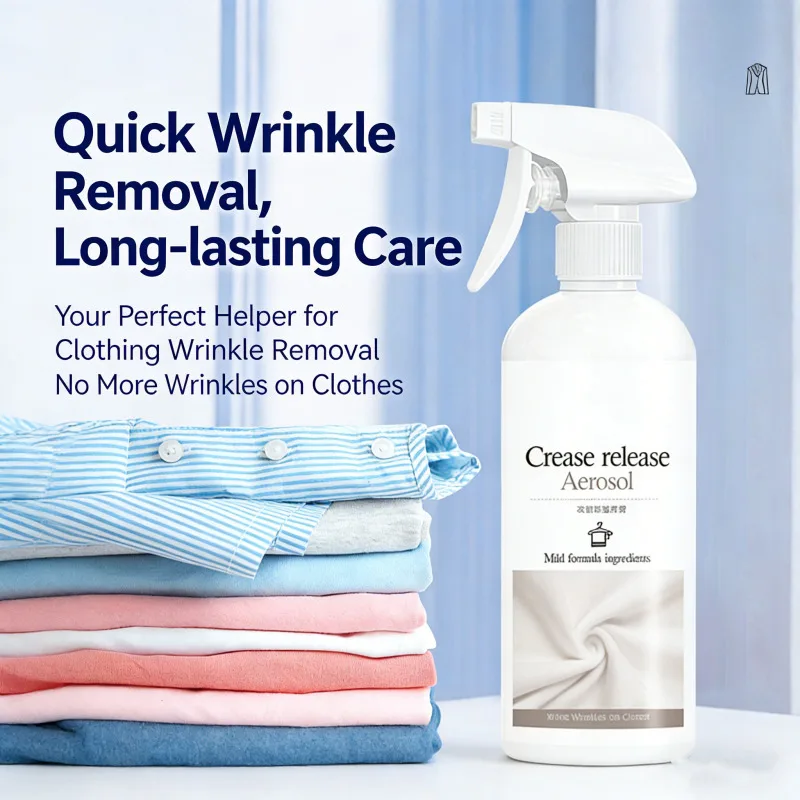 

Instant Wrinkle Remover Spray No Ironing Needed Anti-Wrinkle Fabric Garments Travel Home Use Portable Crease Release Spray