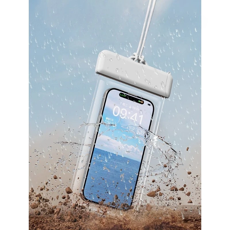 

Mobile phone waterproof bag, touch screen swimming self-sealing bag