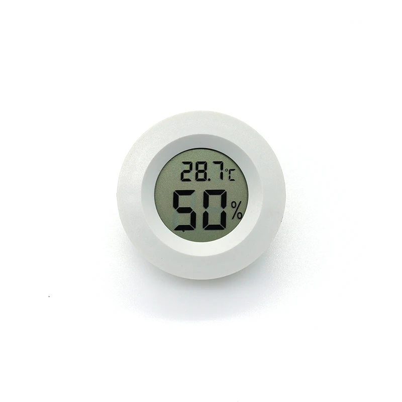 Micro LCD digital thermometer hygrometer indoor convenience temperature sensor hygrometer instrument with cable