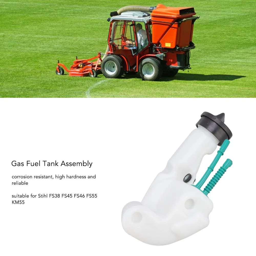 Practical White Gas Fuel Tank Compact PC Trimmer Fuel Tank Easy to Install Tank Assembly for Stihl FS38 FS45 FS46 FS55 KM55 - view 6