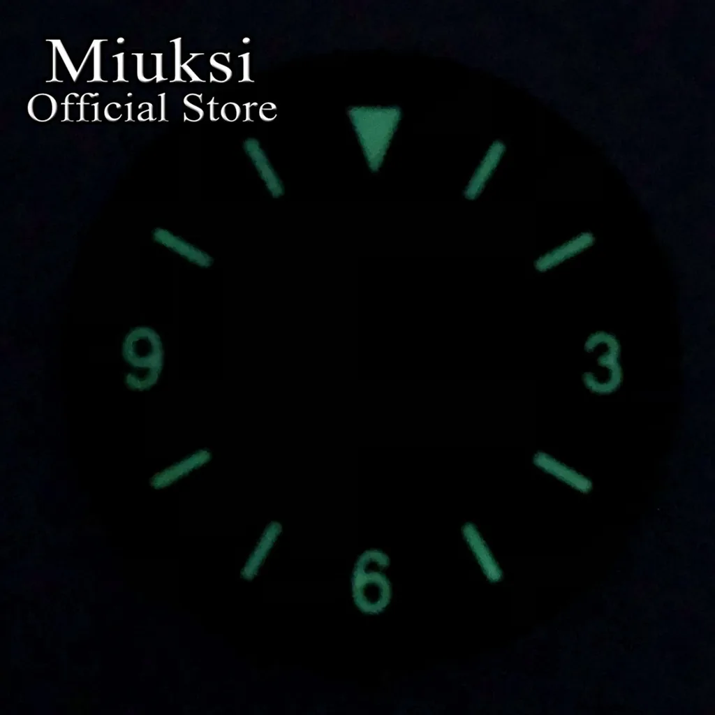 Miuksi 28.5mm watch dial luminous fit NH35 NH36 ETA2836 2824 Mingzhu DG2813 3804 Miyota8205 8215 821A PT5000 movement