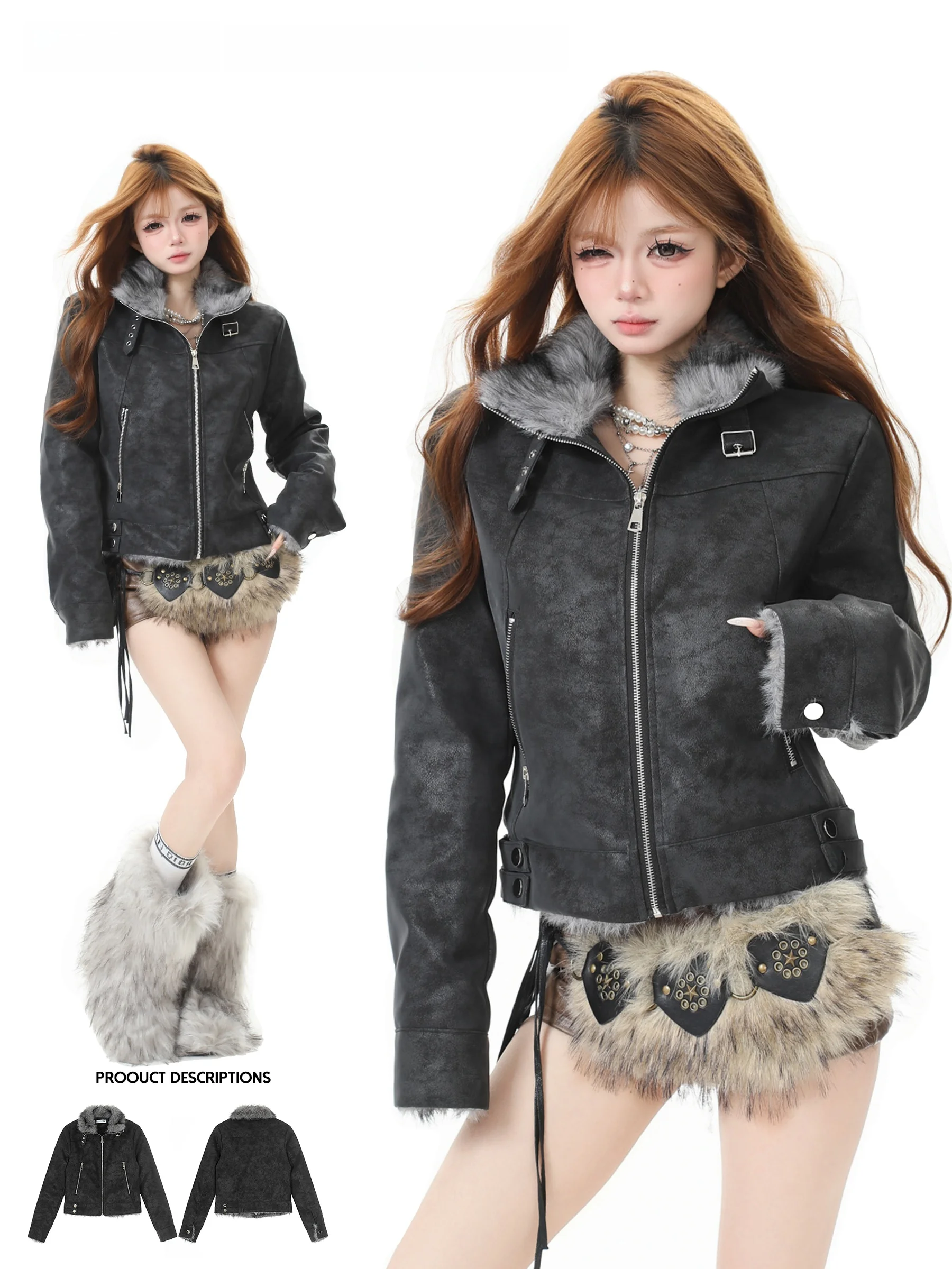 

Женская утепленная куртка Basterds American Sport с меховым воротником, хлопковая, теплая, зимняя верхняя одежда