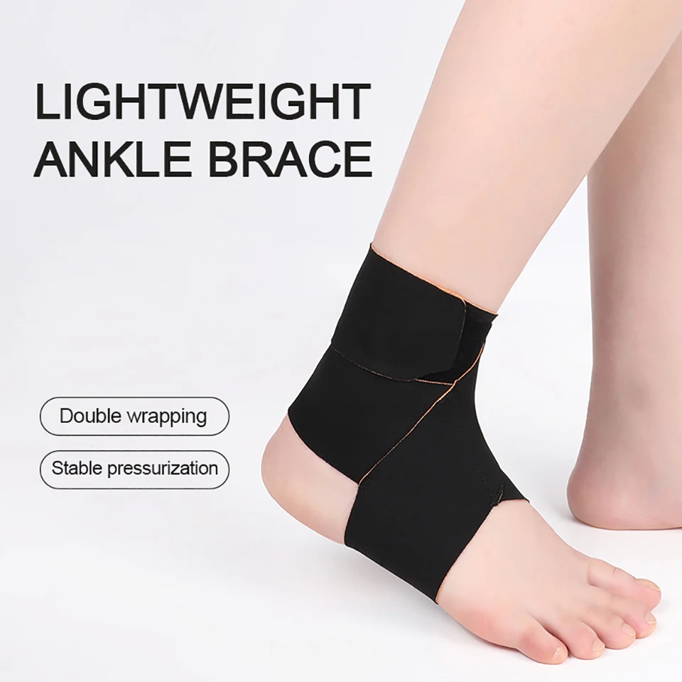 1/2Pcs Adjustable Ankle Guard Double Wrapping Stable Pressurization Support The Achilles Tendon Prevent Sprains Foot Guards