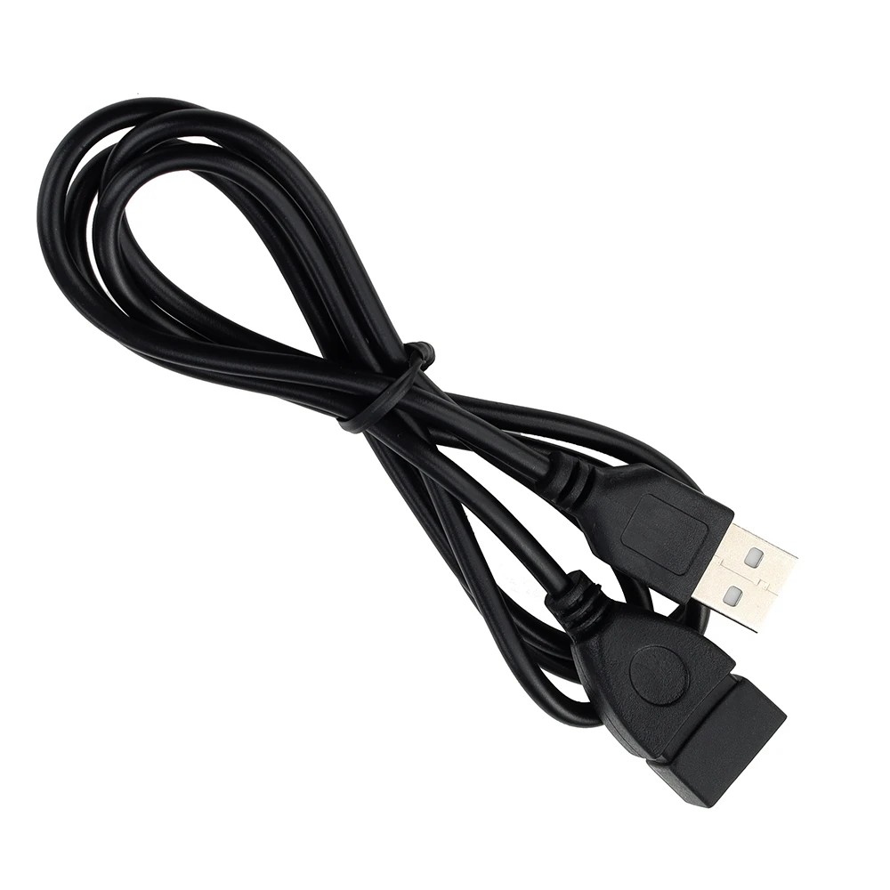 500pcs 1M USB 2.0 Extender Cord Extension Cable For Laptop PC SSD Data Charge Wire