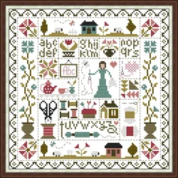 Joy Sunday Kit punto croce prestampato fai da te Easy Pattern Aida 14/11CT Set ricamo in tessuto stampato-My Home