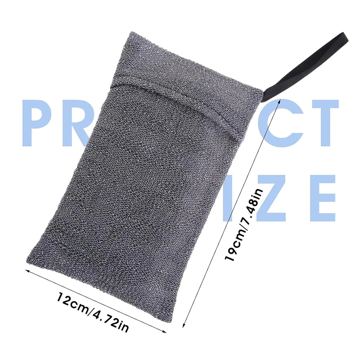 3 PCS Soap Pocket Soap Exfoliating Bag Saver Pouch Mesh Woven Body Foam Scrubber Soap Bag Sponge Exfoliator for Bathroom Shower