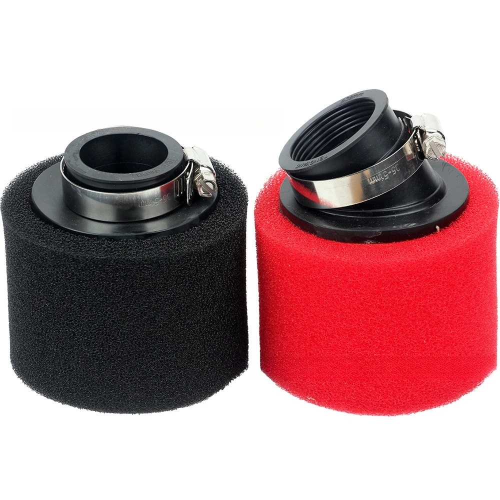 

Off-road motorcycle four-wheel ATV accessories 35-48MM sponge air filter air filter straight oblique port