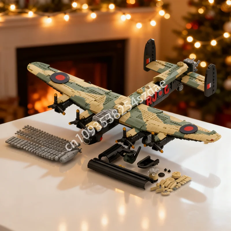 4097 Uds. MOC Avro Lancaster modelo icónico bloques de construcción regalo de Navidad construcción ensamblar juguete DIY creativo niños cumpleaños