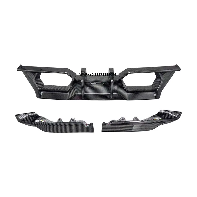 

Carbon Fiber Rear Diffuser for M2 G87 2023-IN Dry Carbon Fiber Rear Bumper Lip Splitter Car Auto Parts Accessories