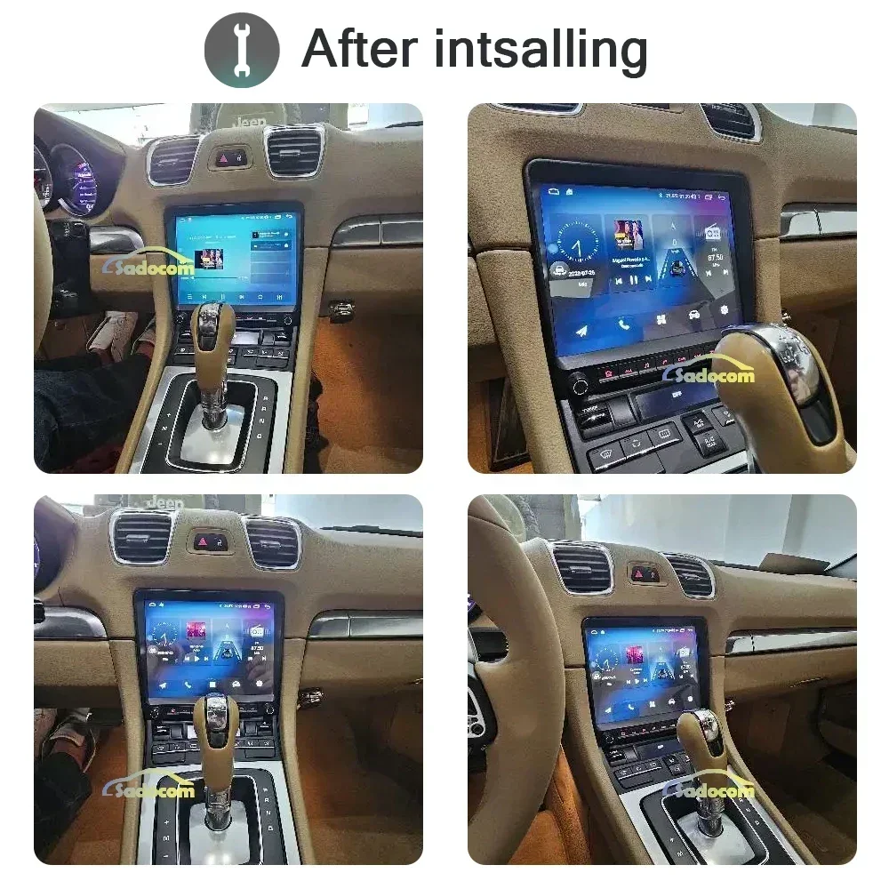 Car radio For Porsche Cayman Boxster 987 2005-2016 Carplay Car Player Android 12.0 8Core 8G+128G Radio GPS Wifi multimedia