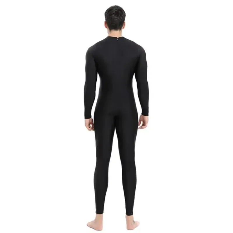 Speerise Mens 성인 유니섹스 긴 소매 유니타드 발레 바디 슈트 운동 원피스 레오타드 Catsuit 체조 댄스웨어 지퍼가 달린