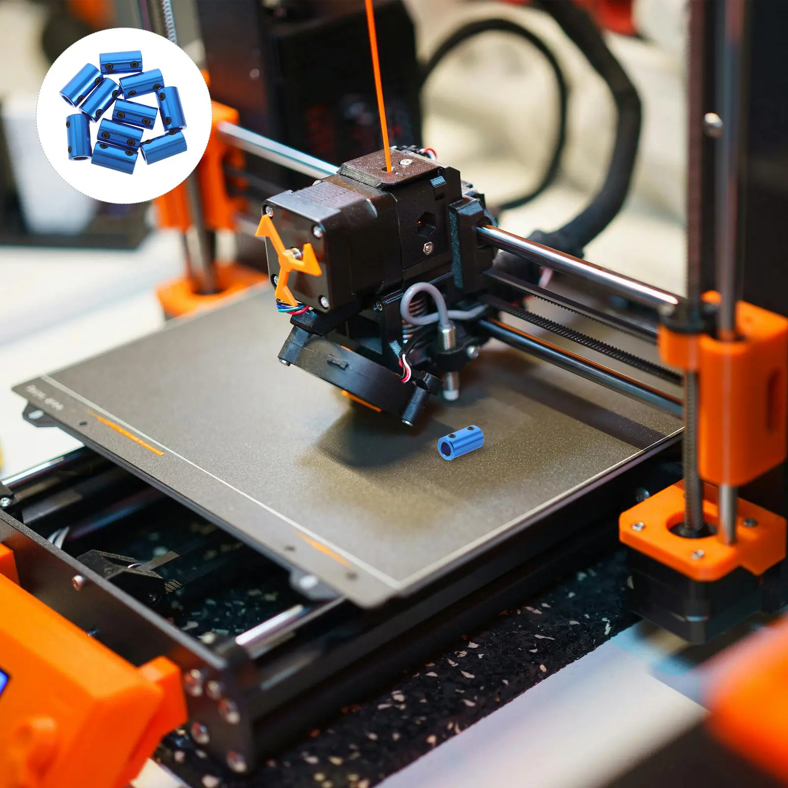 

10 шт. жестких муфт из алюминиевого сплава для шаговых двигателей, соединитель для DIY 3D-принтеров, автомобилей, лодок, самолетов, энкодеров, соединительные шарниры