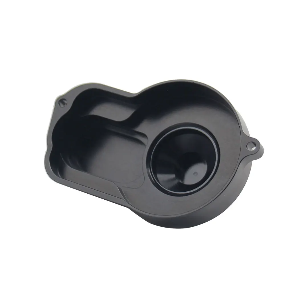 Hot Racing MTT3201 Silver+Black Alum Gear Dust Cover Mini-T 2.0/Mini-B 2.0 Replace LOS211016, Fits Stock Or MTT1201 Case