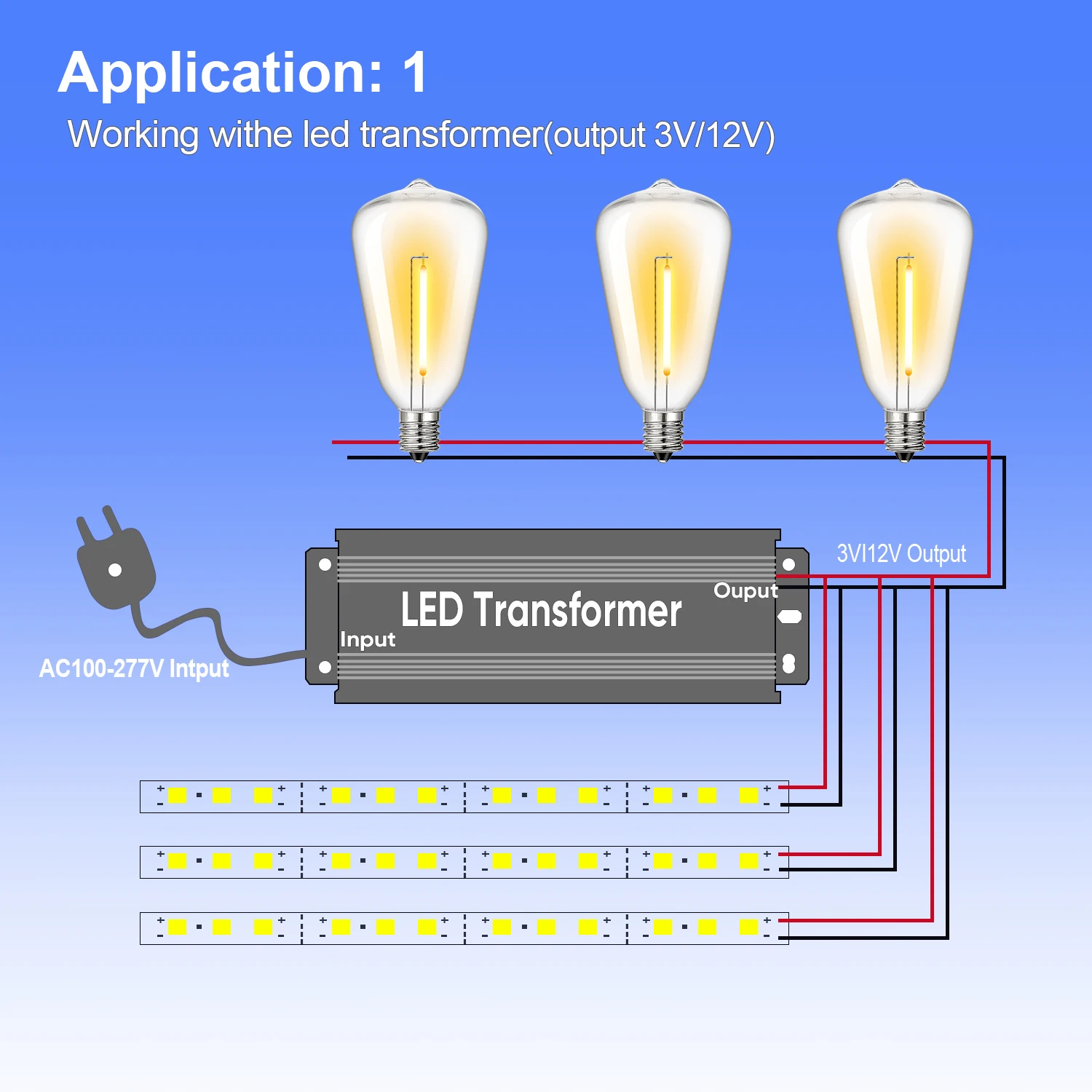 مصابيح كهربائية LED تيار مستمر 12 فولت 3 فولت 1 واط E12 ST38 لمبة الجهد المنخفض RV تخييم أبيض دافئ 2700 كيلو خمر البلاستيك خيوط اديسون لمبات البحرية