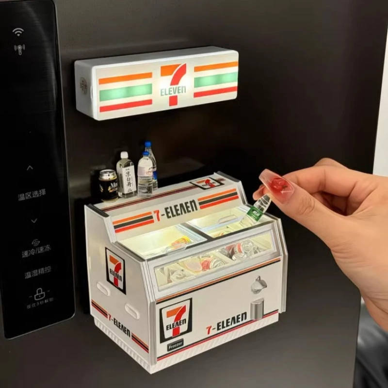 

711 freezer, refrigerator, magnetic sticker, refrigerator decoration, magnetic suction