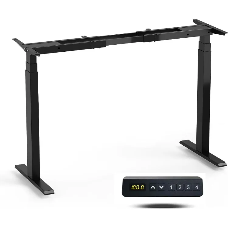 Standing Desk Frame Dual Motor- 3 Tier Heavy Duty Electric