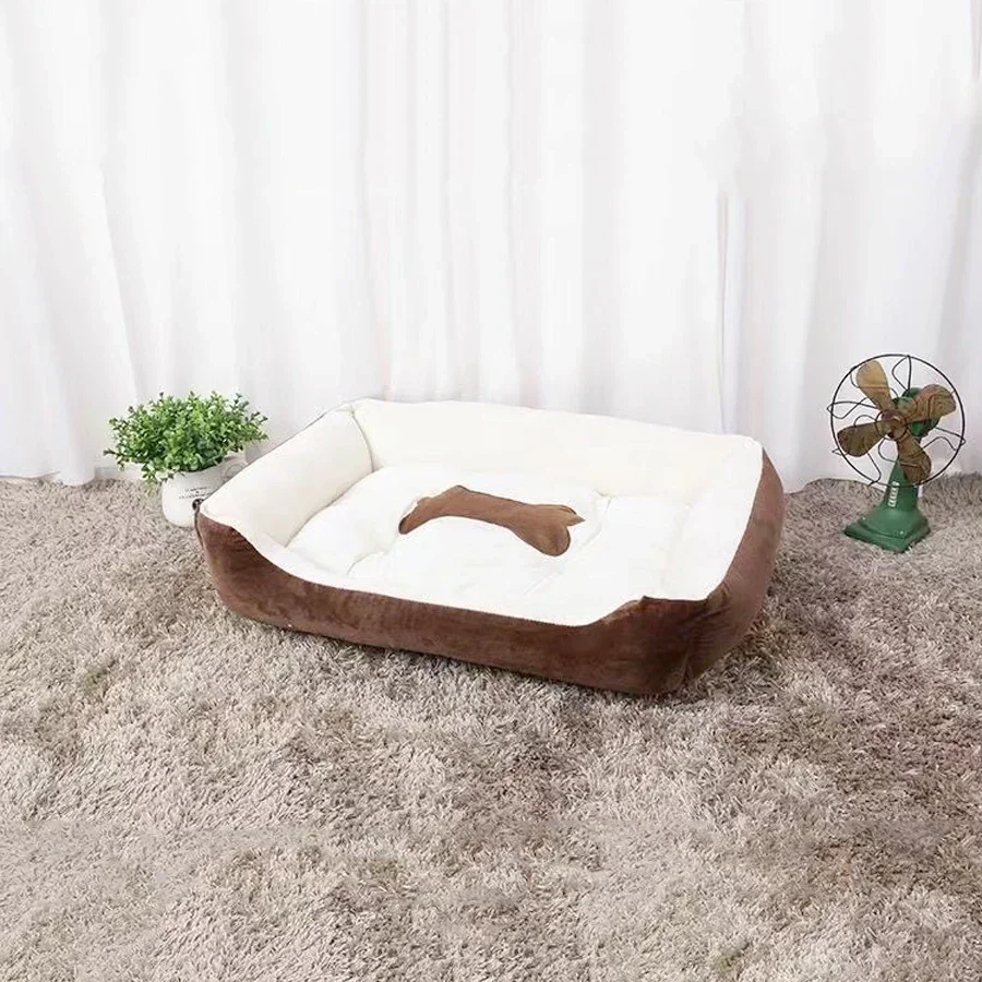 Plus Size Dog Beds Washable Warm Comfortable Cat Bed Medium Large Dog House Soft Fleece Puppy Sofa Bed Nest Pet Dog Kennel Mat