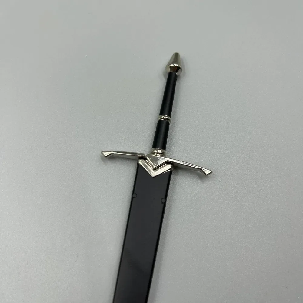 22cm gandalf glamdring Update mittelalter liche Schwert legierung Metall Katana Samurai Schwert Zubehör Schlüssel anhänger Ornamente Geschenke Spielzeug für Jungen