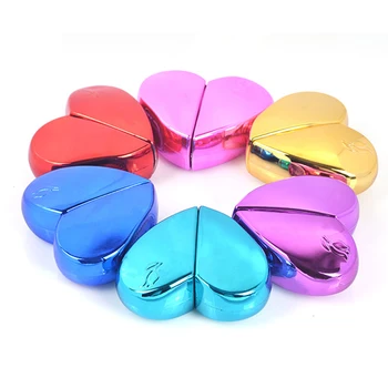 MUB 20 ミリリットルハート型スプレー香水瓶厚いガラススプレーポンプ女性パルファムアトマイザートラベルボトル空の化粧品容器