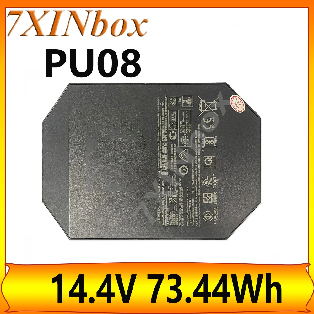 

7XINbox PU08 HSTNN-LB7Y 73,44 Втч 14,4 В 4900 мАч Аккумулятор для ноутбука HP Z VR BACKPACK G1 Рюкзак G1 Рабочая станция HSTNN-IB7X TPN-Q186