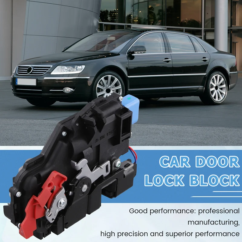 Car Door Lock Block Left Rear 3D4839015K For  Phaeton Touareg Touran