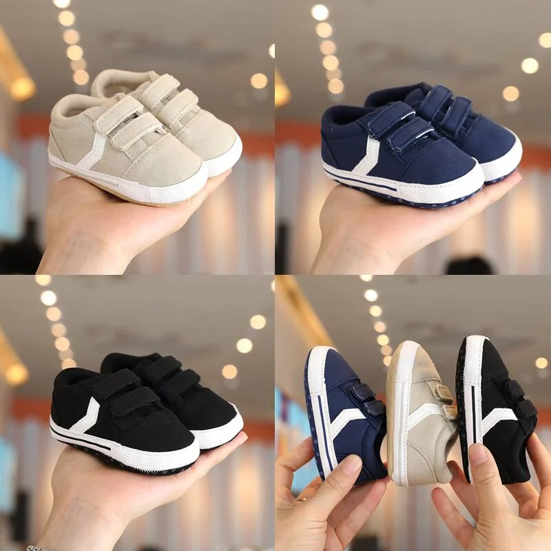 

Newborn Baby Boys Shoes for 1 Year Old Soft Sole Crib Shoes Toddler First Walkers 0-18 Months