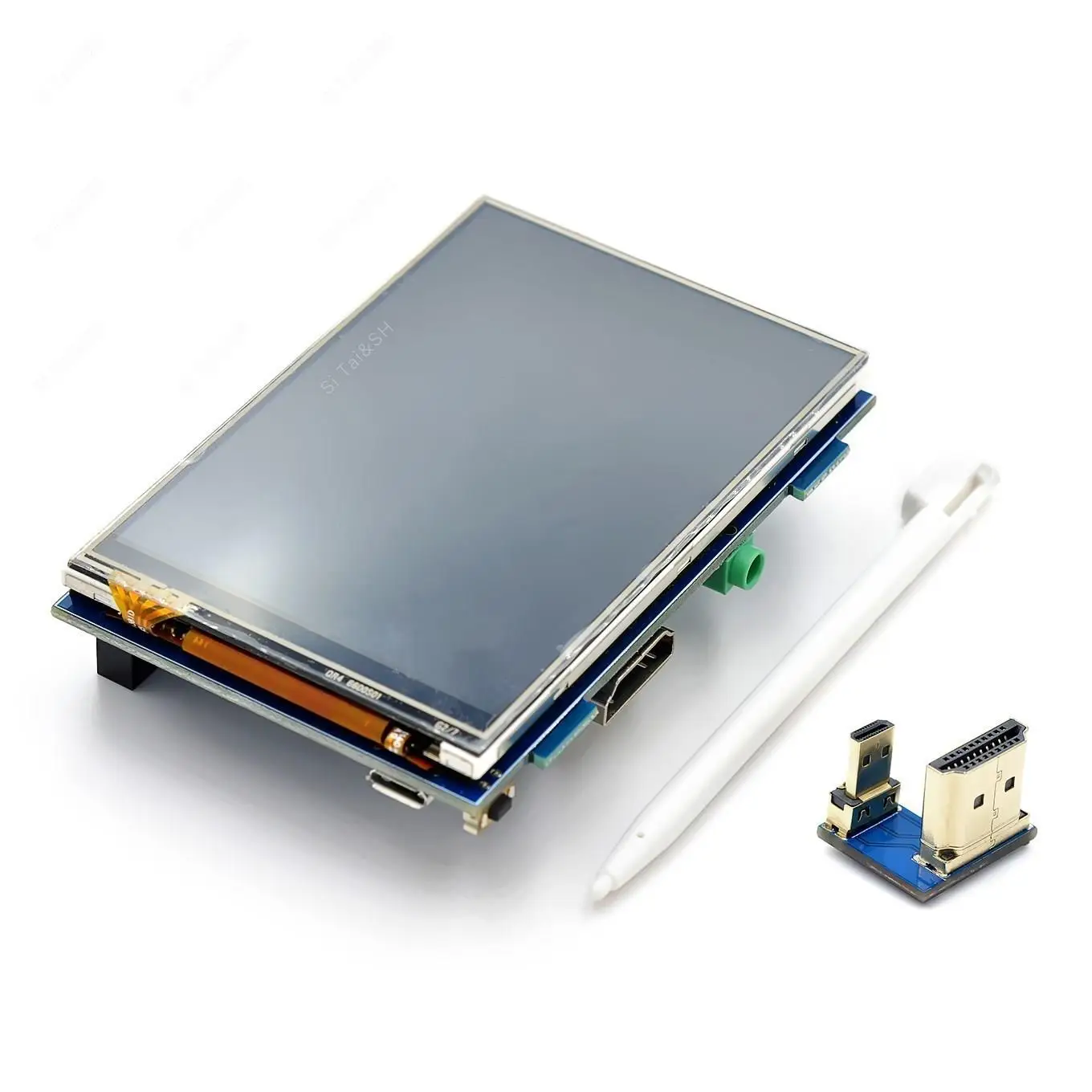 3.5 inch LCD HDMI USB Touch Screen Real HD 1920x1080 LCD Display Py for Raspberri 4 Model B MPI3508