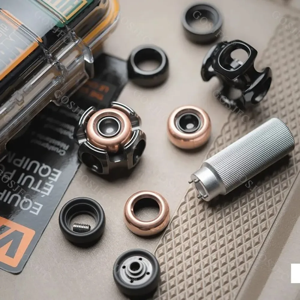 LAUTIE Noiz Air-Nano フィジェットスピナー Noiz シリーズステンレス鋼ジルコニウム EDC おもちゃ大人用ジャイロ