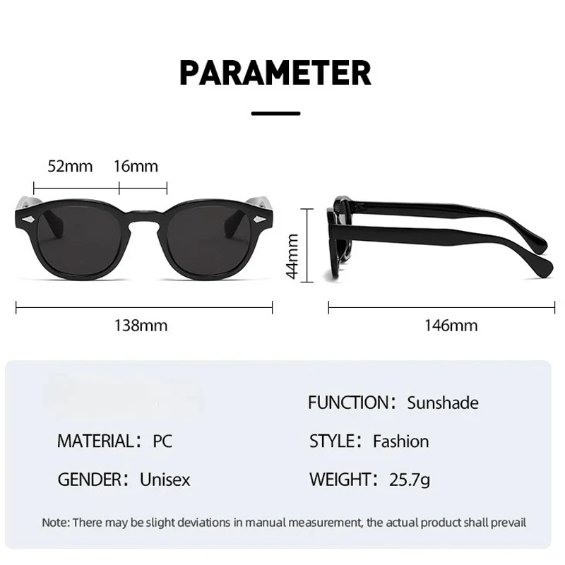 Vintage Round Sunglasses Women Men Retro Rivet Gradient Female Sun Glasses UV400 Square Shades Eyewear image 4