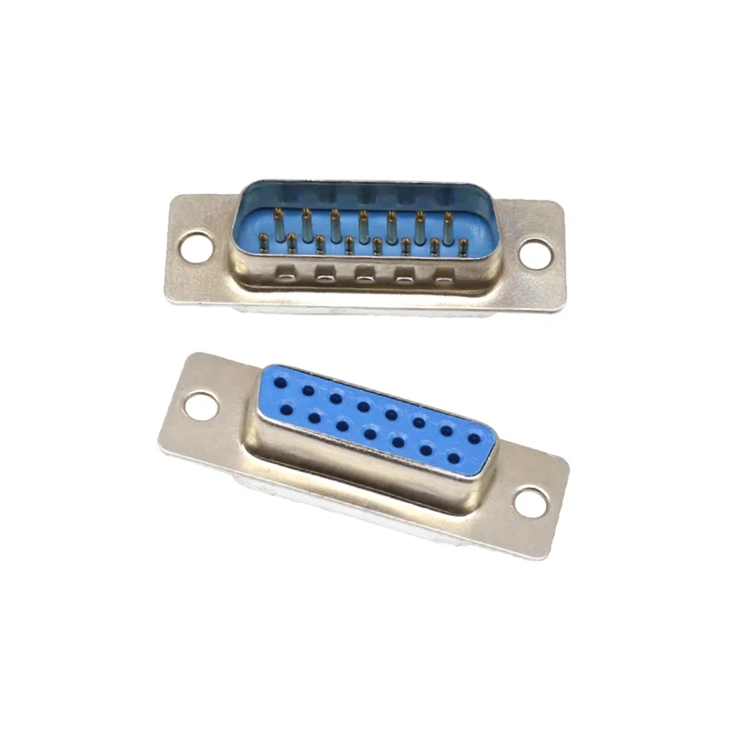 5PCS DB15 male female connector 15 pin VGA female male socket
