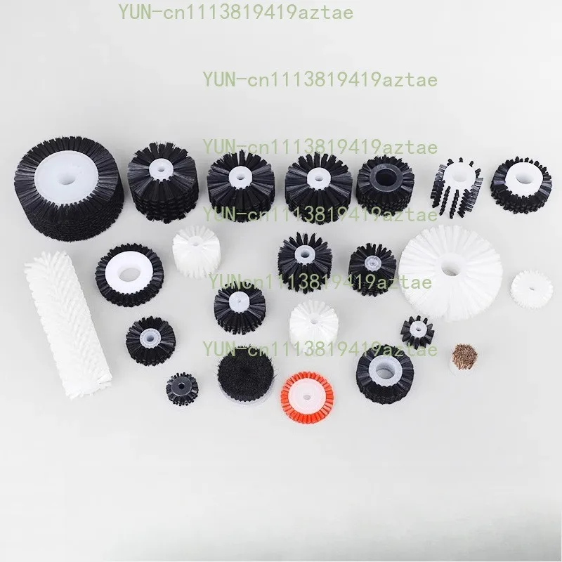 Industrial Brush Roller Cleaning Dust Removal Polishing Machinery Nylon Wire Drum Cylindrical Brush Hollow Circular Brush Wheel