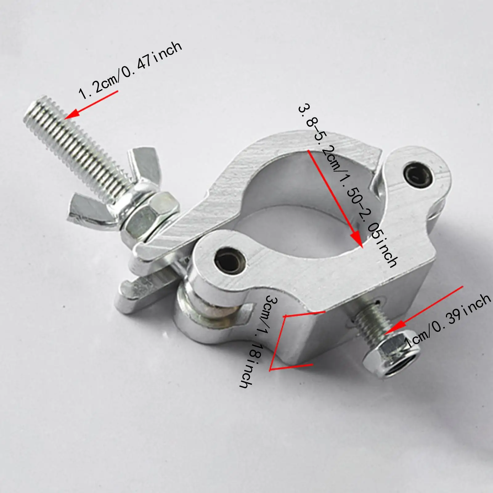 

LHeavy Duty Stage Lamps Clip, Moving Head Lighting Swivel Clamp, Single Head Truss Coupler Clamp Hook