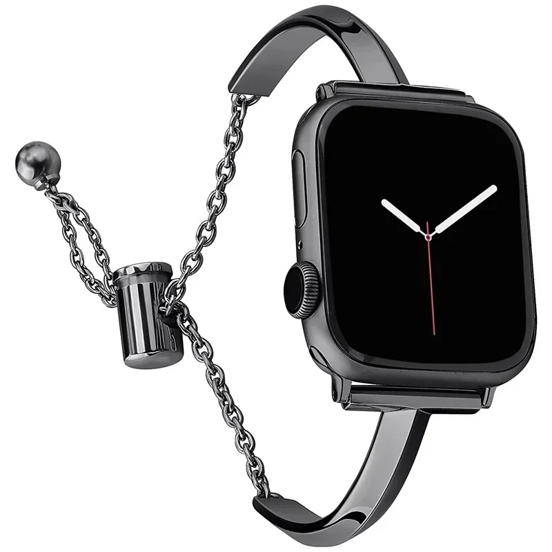 Metal Strap for Apple Watch Band Ultra 2 49mm 45mm 41mm Metallic Chain Watch Strap for IWatch Series 1 2 3 4 5 6 7 8 Ultra
