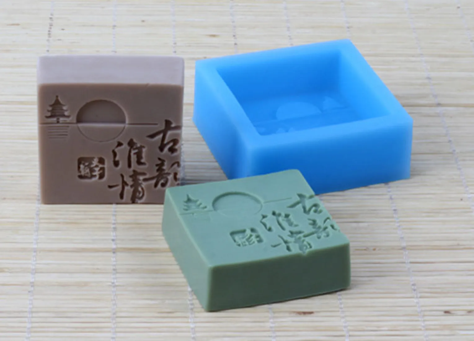 wholesale!!1pcs Ancient Gangnam Style (R1799) Silicone Handmade Soap Mold Crafts DIY Mould