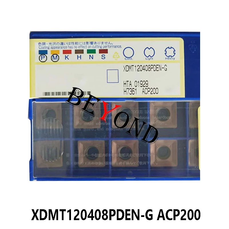 Inserções de trituração do carboneto, XDMT120408PDER-G, ACP200, XDMT120408PDER-S, ACP200, XDMT150408PDEN-H, ACZ330, 100% original