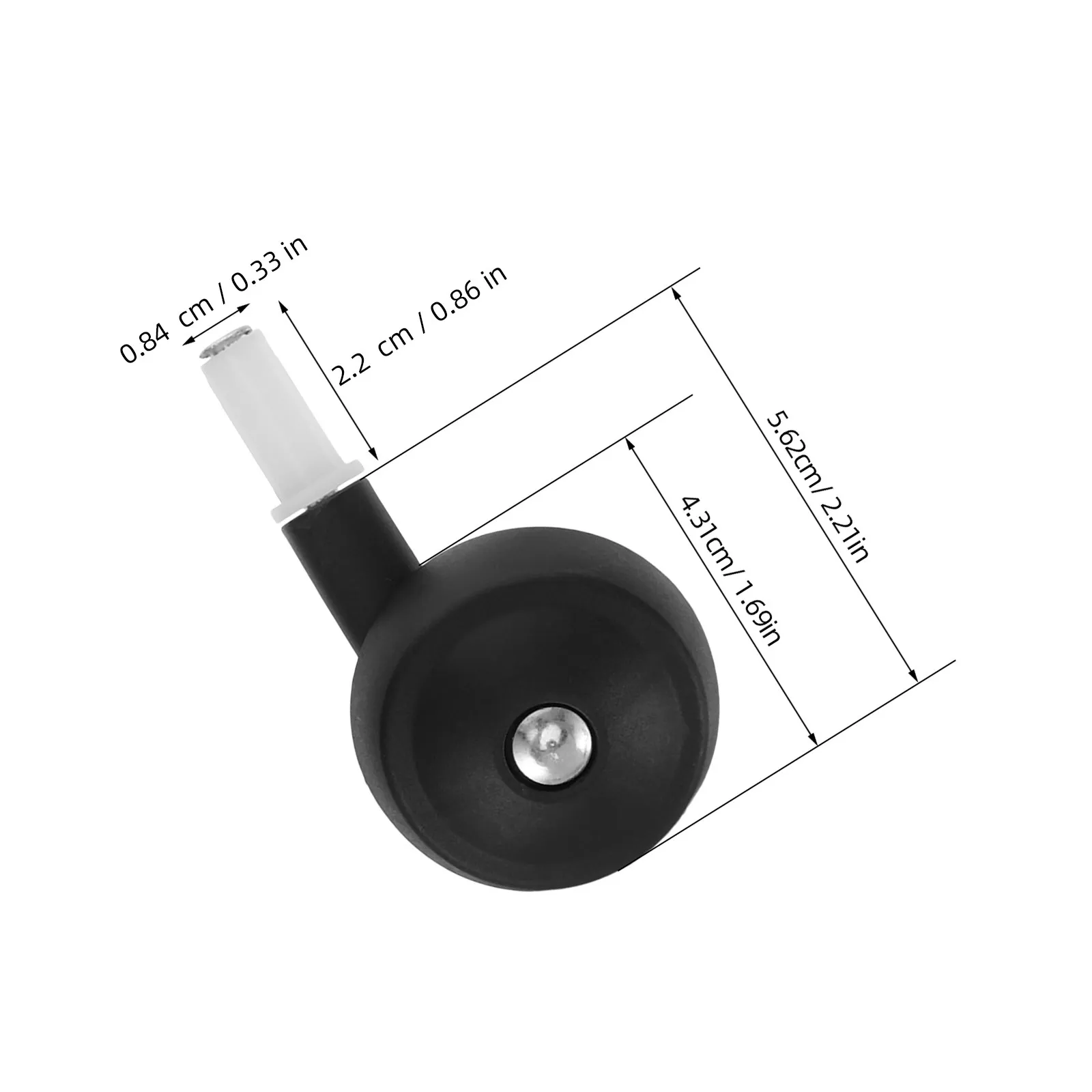 4pcs Universal Walker Wheels Replacement – Quiet, Detachable, Wear-Resistant Stroller Casters for Walkers & Furniture