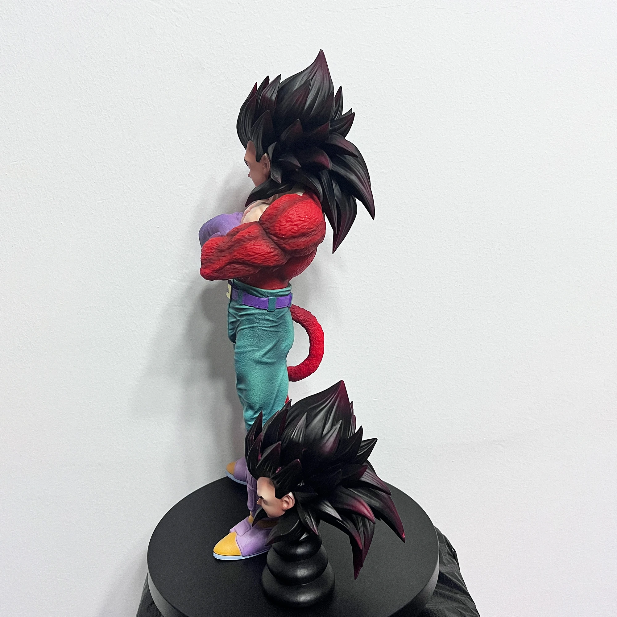 Dragon Ball  Anime Super Saiyan 4 Vegeta Brother Planb Anime Jt Statue Dx Goku Model Collection Custom Desktop Toy Male Gift view 4