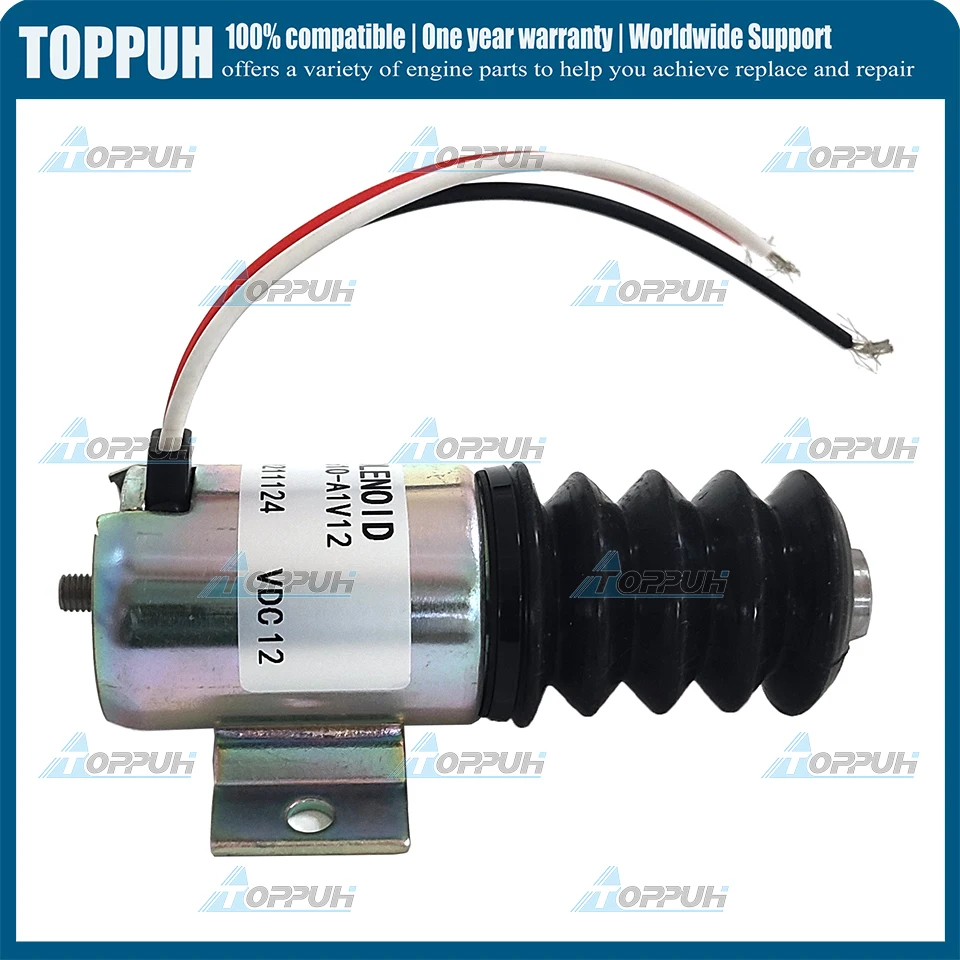 New 12V Q610-A1V12 Fuel Shutoff Solenoid For Trombetta