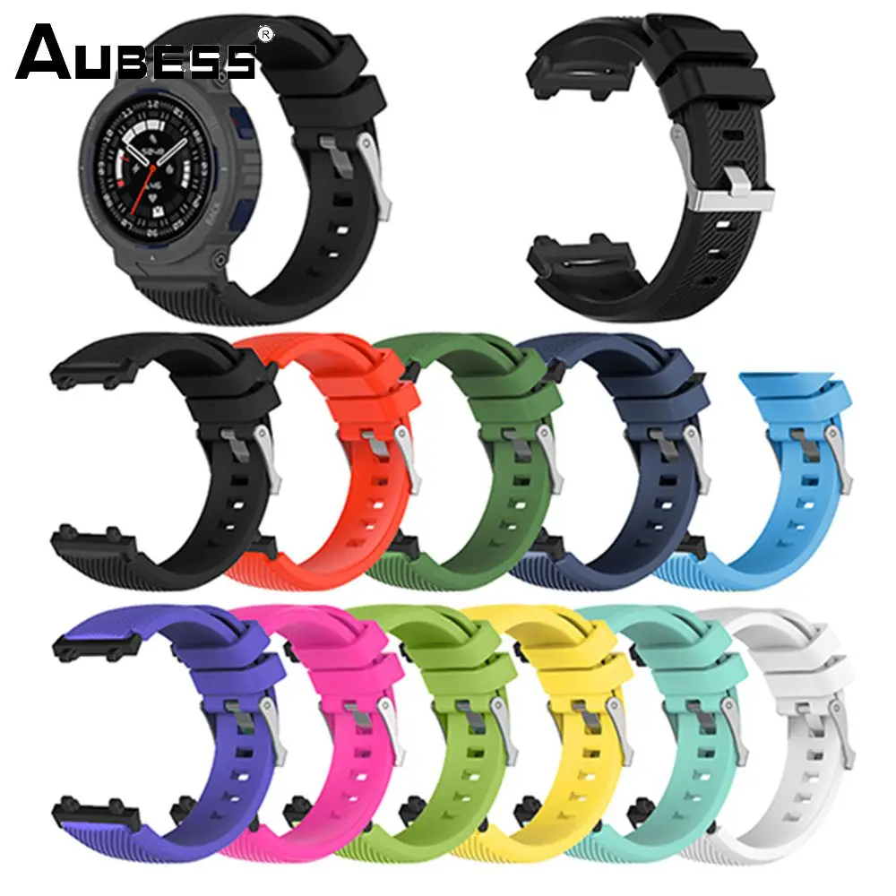 Silicone Strap Unique Design Compatible With Amazfit Active Edge A2212 Monochrome Twill For Amazfit Active Edge Suitable For